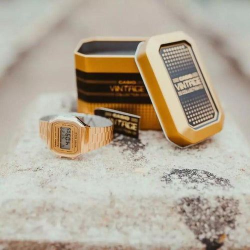 Casio Vintage premium and classy Digital Gold Unisex Watch