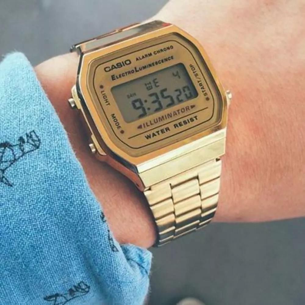 Casio Vintage premium and classy Digital Gold Unisex Watch
